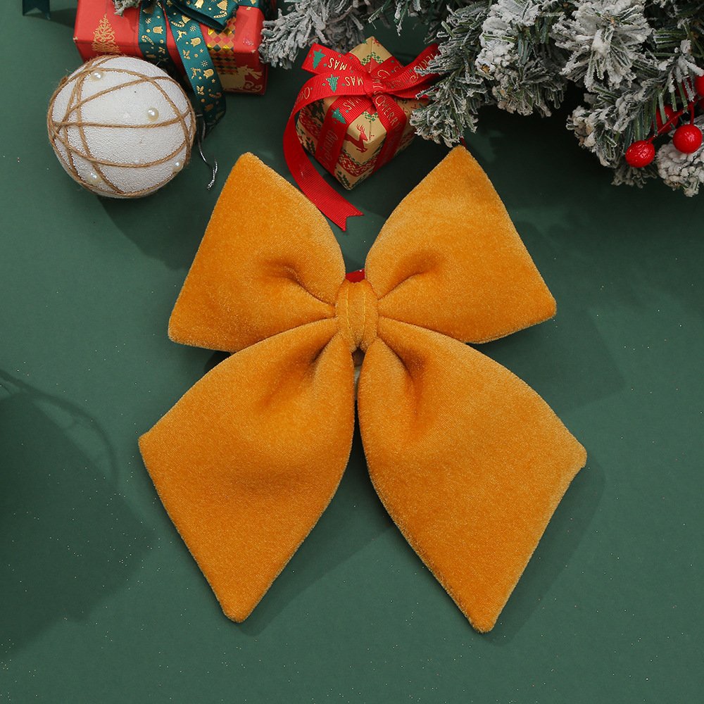 New Arrival! Fluffy Velvet Large Bowknot Christmas Tree Ornament - Festive Holiday Decor - Image 6
