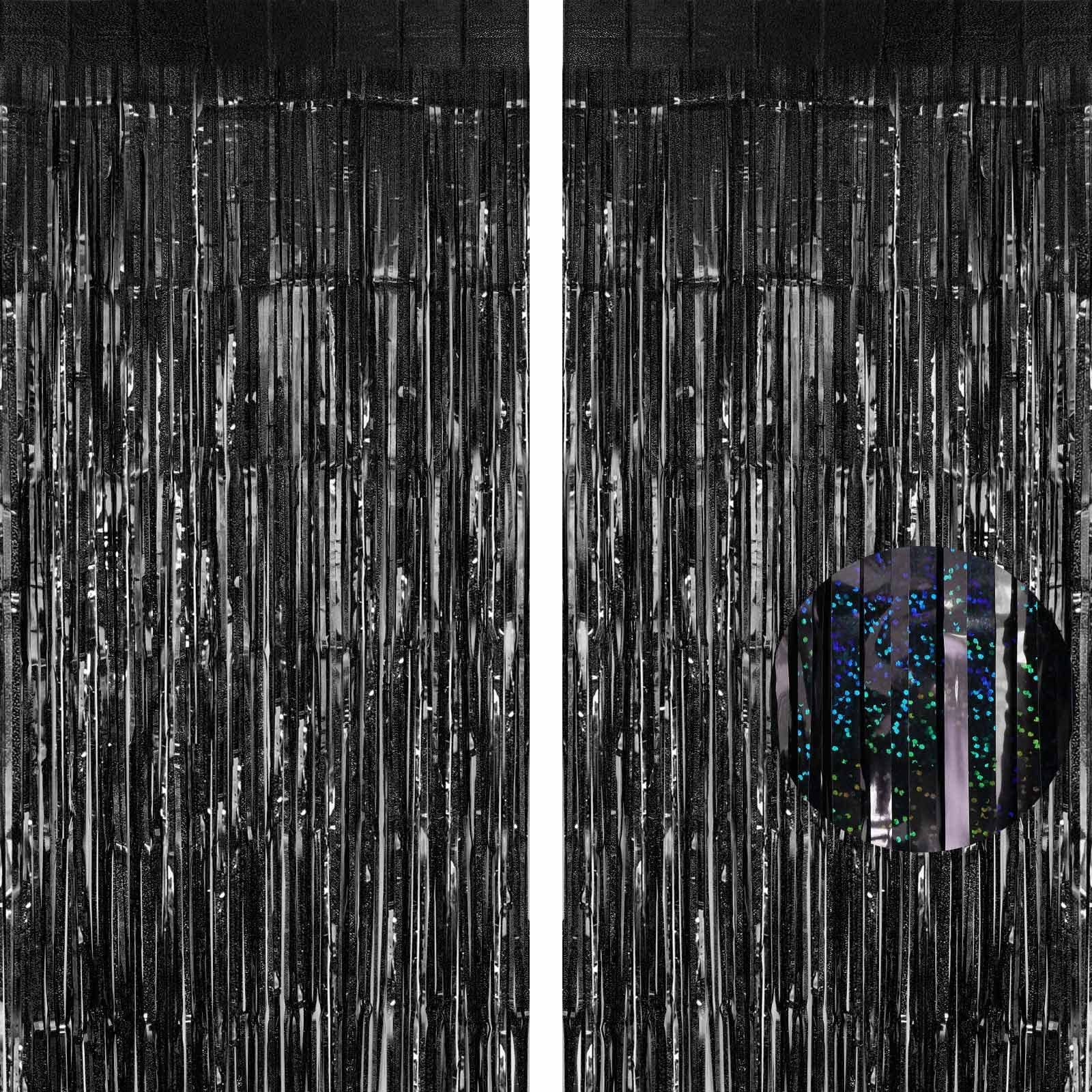 Laser Tassel Curtain with Ripple and Raindrop Patterns - Decorations for Wedding, Birthday, Live Streaming Backdrop, Annual Meeting and Party Laser Tassel Curtain with Ripple and Raindrop Patterns - Decorations for Wedding, Birthday, Live Streaming Backdrop, Annual Meeting and Party - Image 2