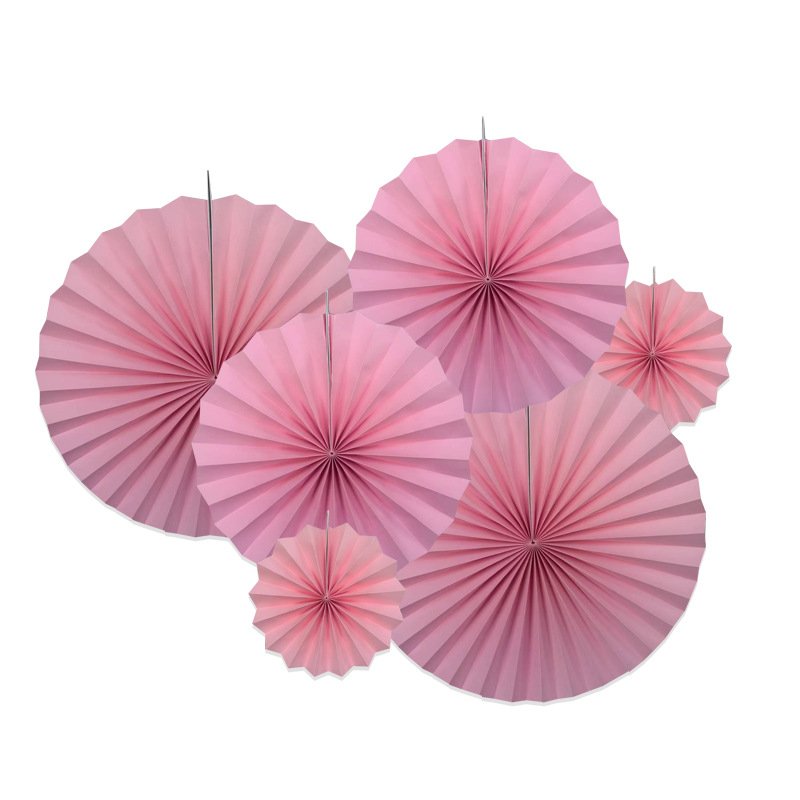 Wedding Backdrop Decorative Paper Flower Fans, Birthday Party & Wedding Ornaments, Paper Fan Flowers, Folding Fans - Image 32