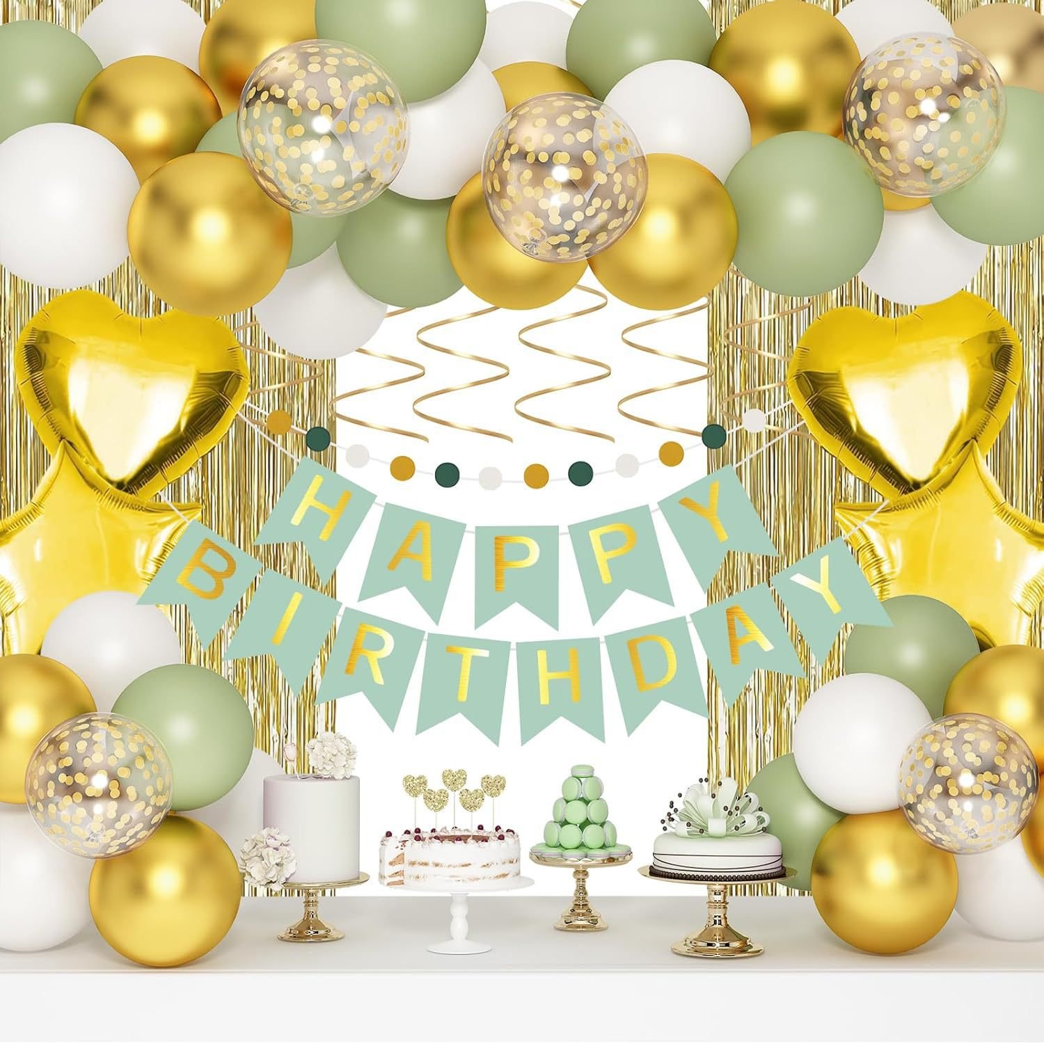 Cross-border Birthday Decoration Balloon Set, Birthday Balloon Tinsel Curtain, Birthday Party Decoration and Arrangement Balloon Package Cross-border Birthday Decoration Balloon Set, Birthday Balloon Tinsel Curtain, Birthday Party Decoration and Arrangement Balloon Package - Image 6