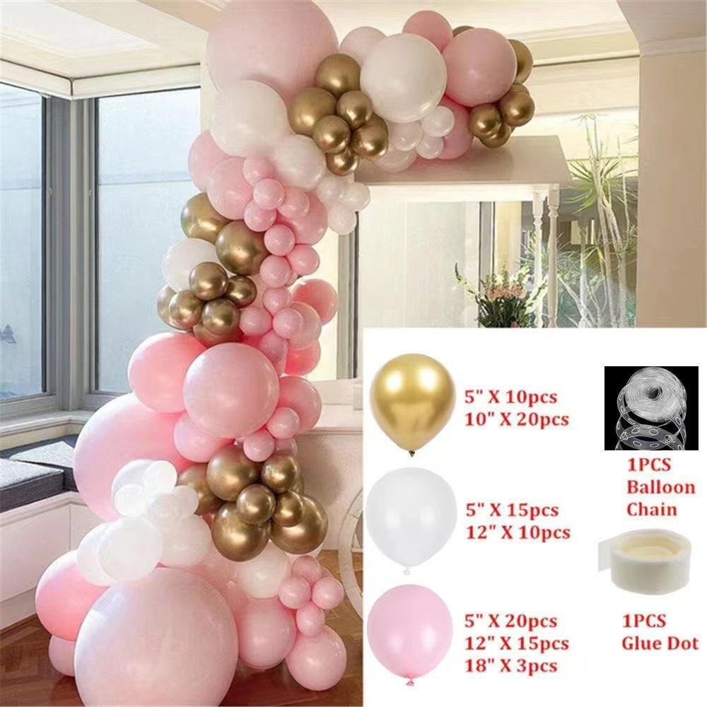INS cross-border supply balloon chain package, birthday party decoration, holiday arrangement, garland balloon combination set - Image 3