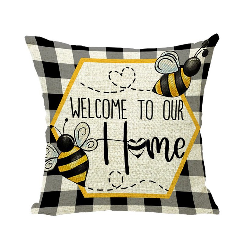 Cross-border pillowcases, Christmas and Valentine's Day pillows, Independence Day and Halloween linen short plush pillowcases, cushion covers - Image 7