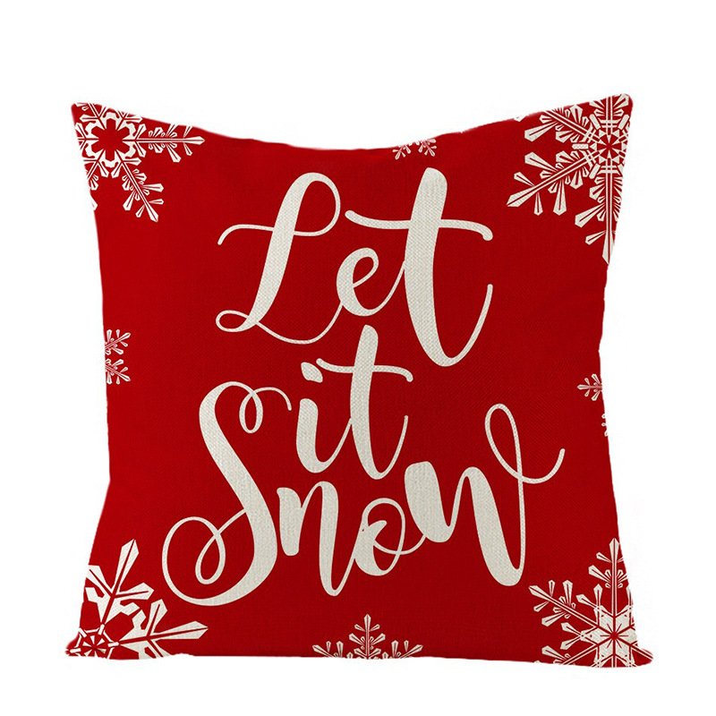 Cross-border pillowcases, Christmas and Valentine's Day pillows, Independence Day and Halloween linen short plush pillowcases, cushion covers - Image 10
