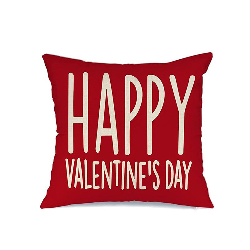 Cross-border pillowcases, Christmas and Valentine's Day pillows, Independence Day and Halloween linen short plush pillowcases, cushion covers - Image 13