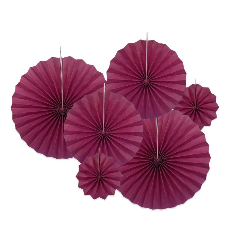 Wedding Backdrop Decorative Paper Flower Fans, Birthday Party & Wedding Ornaments, Paper Fan Flowers, Folding Fans - Image 9