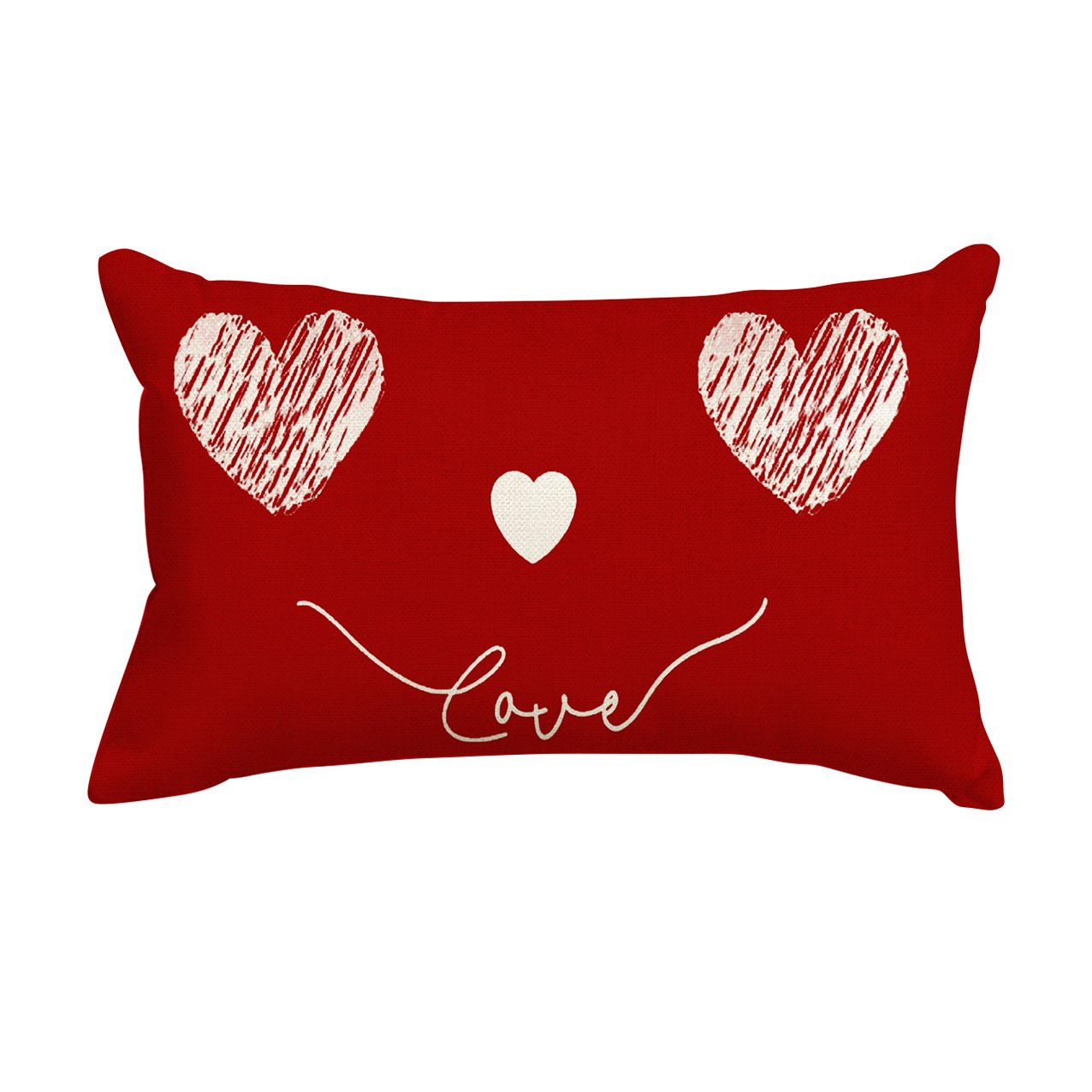 Cross-border Valentine's Day pillowcase, holiday atmosphere decoration, home sofa cushion cover, love heart printed bedroom cushion cover - Image 4