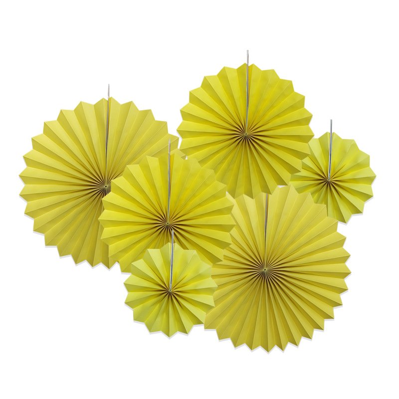 Wedding Backdrop Decorative Paper Flower Fans, Birthday Party & Wedding Ornaments, Paper Fan Flowers, Folding Fans - Image 11