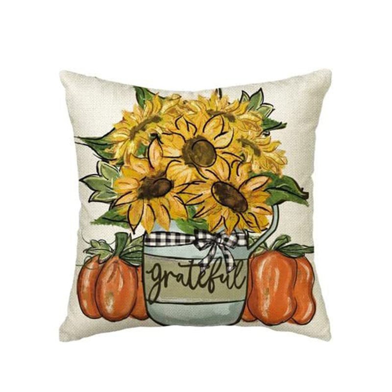 Cross-border pillowcases, Christmas and Valentine's Day pillows, Independence Day and Halloween linen short plush pillowcases, cushion covers - Image 17