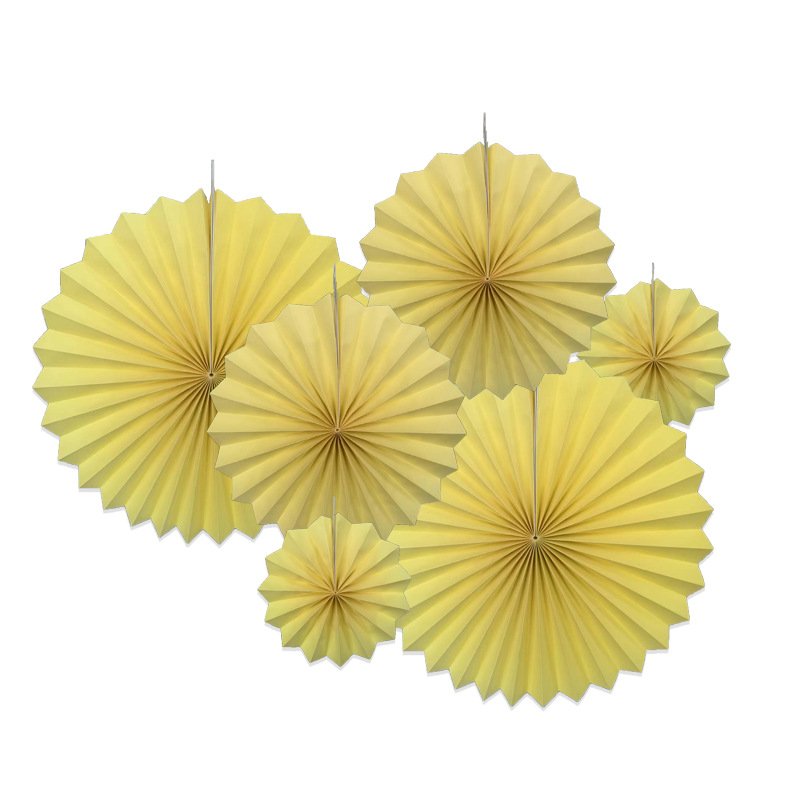 Wedding Backdrop Decorative Paper Flower Fans, Birthday Party & Wedding Ornaments, Paper Fan Flowers, Folding Fans - Image 12