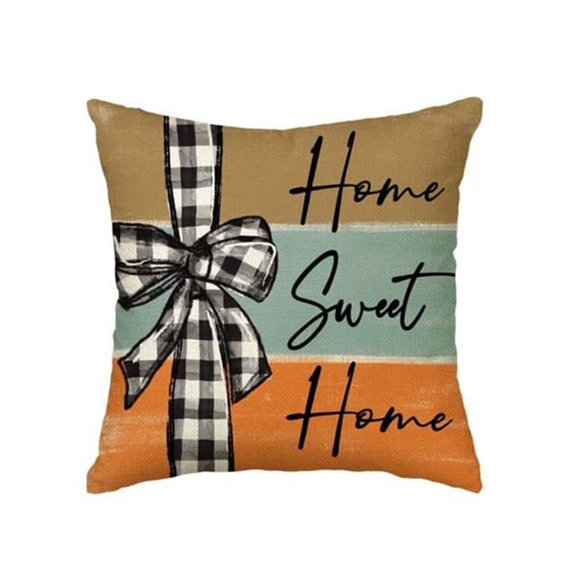 Cross-border pillowcases, Christmas and Valentine's Day pillows, Independence Day and Halloween linen short plush pillowcases, cushion covers - Image 18