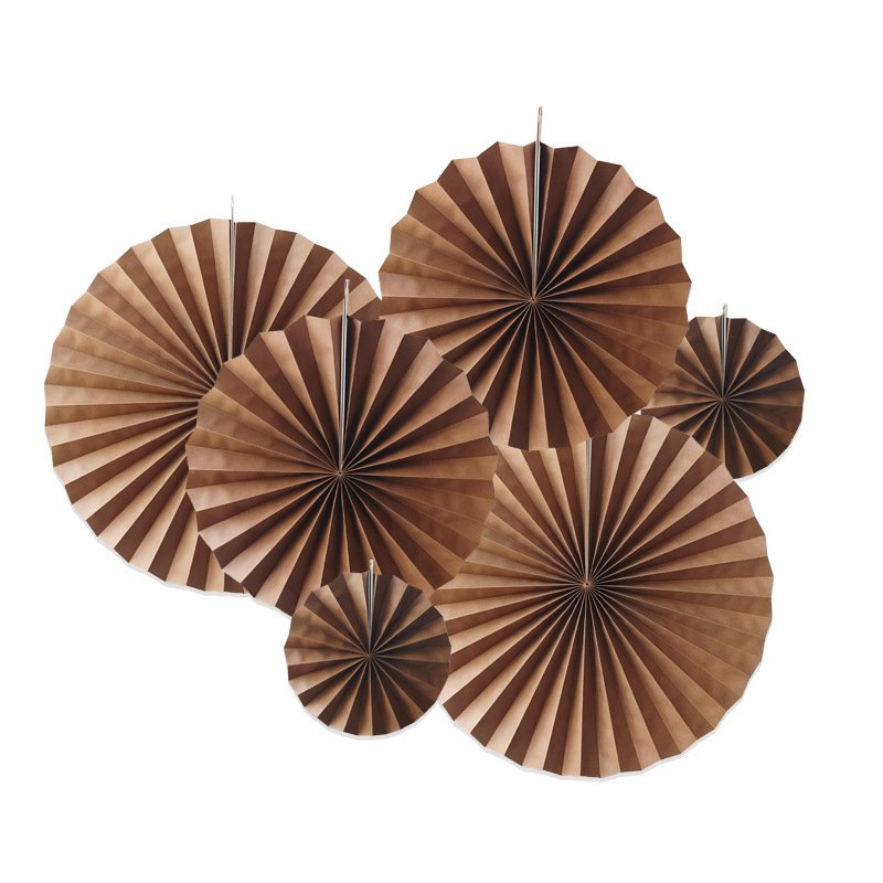 Wedding Backdrop Decorative Paper Flower Fans, Birthday Party & Wedding Ornaments, Paper Fan Flowers, Folding Fans - Image 13