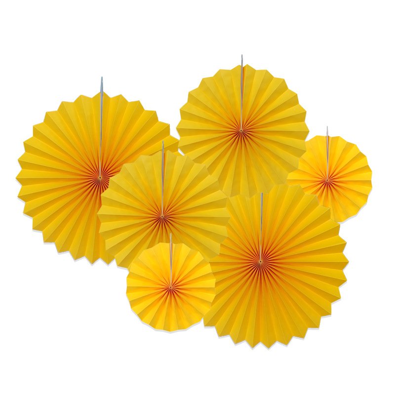 Wedding Backdrop Decorative Paper Flower Fans, Birthday Party & Wedding Ornaments, Paper Fan Flowers, Folding Fans - Image 21