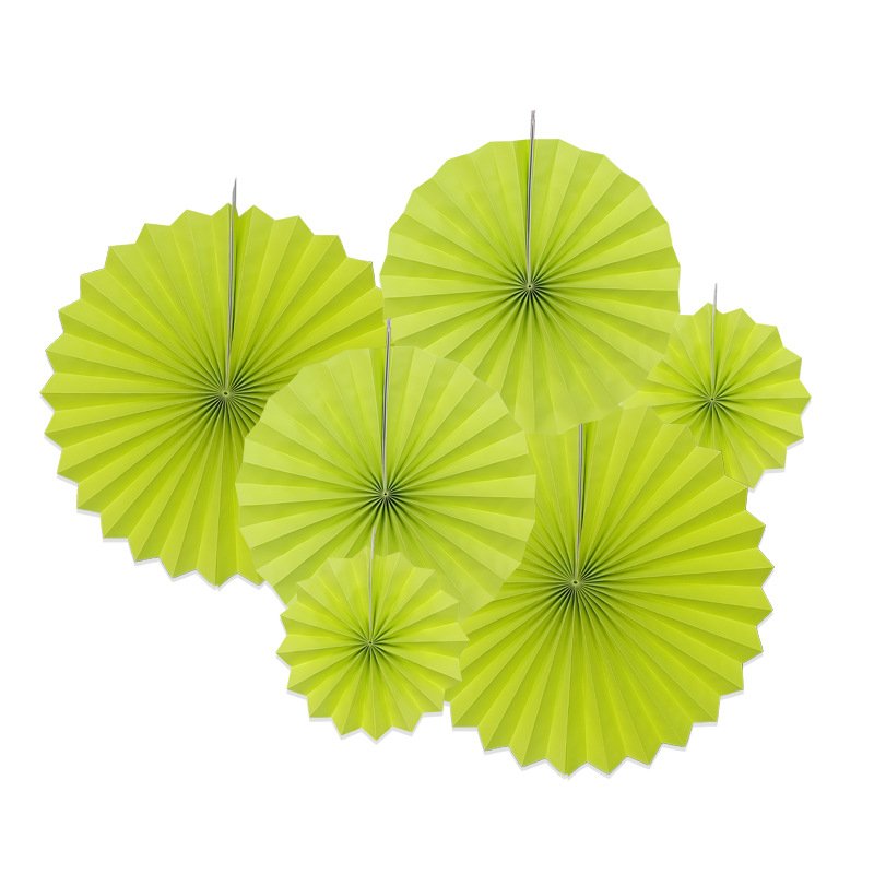 Wedding Backdrop Decorative Paper Flower Fans, Birthday Party & Wedding Ornaments, Paper Fan Flowers, Folding Fans - Image 22