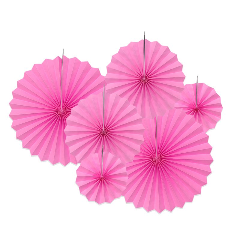 Wedding Backdrop Decorative Paper Flower Fans, Birthday Party & Wedding Ornaments, Paper Fan Flowers, Folding Fans - Image 23
