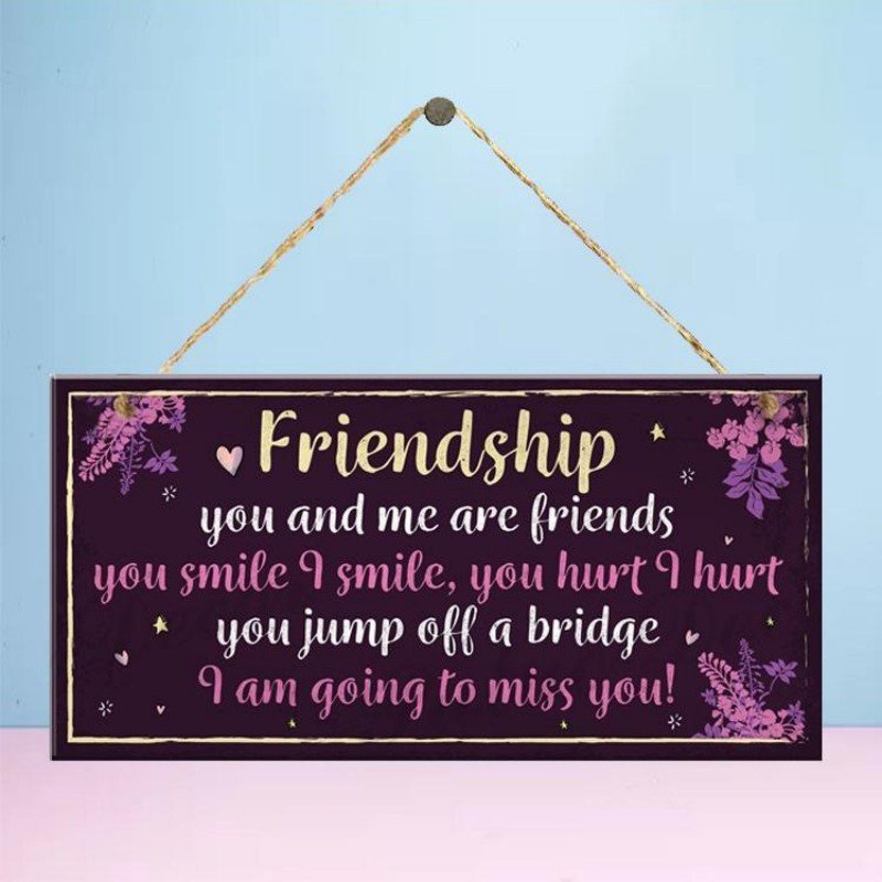 Wooden Friendship Hanging Decorations Bedroom, Kitchen & Bathroom Wooden Ornaments - Image 34