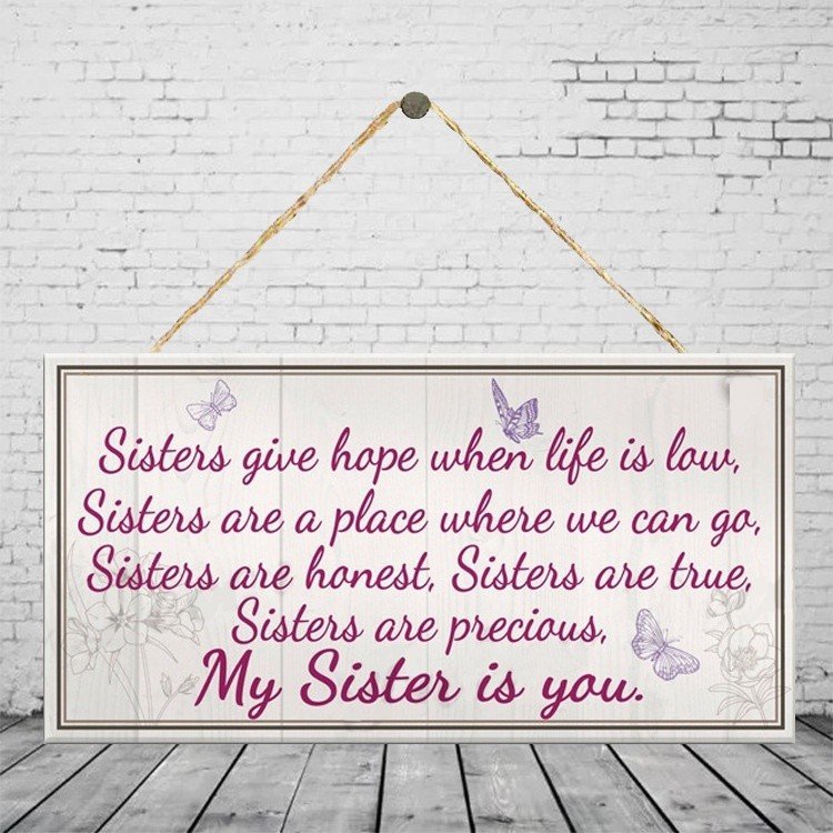 Wooden Friendship Hanging Decorations Bedroom, Kitchen & Bathroom Wooden Ornaments - Image 47