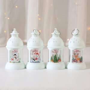 Christmas Decorations Candle Lanterns, Santa & Snowman Wind Lanterns, Christmas Tree Hanging Lights & Night Lights