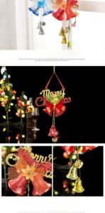 Christmas Tree Bell Ornaments & Door Hanging Bells – Festive Decor for Holidays