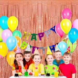 Laser Tassel Curtain with Ripple and Raindrop Patterns - Decorations for Wedding, Birthday, Live Streaming Backdrop, Annual Meeting and Party