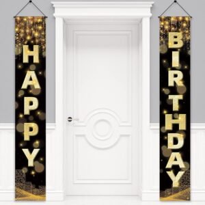 Birthday party decoration supplies: porch sign banners, door hangings, atmosphere decoration props, banners, party hanging couplets