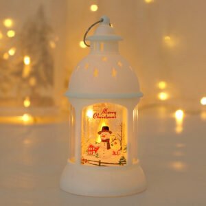 Christmas Decorations Candle Lanterns, Santa & Snowman Wind Lanterns, Christmas Tree Hanging Lights & Night Lights