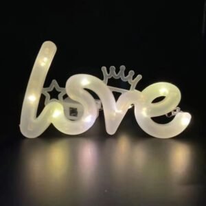 LED light-up letter lights (love, 520, 1314, Happy Birthday) - decorative lights for confession bouquets, cake gift boxes