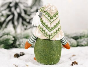 New Arrival! Christmas Faceless Doll Elf Plush - European & American Green Style Decor