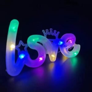 LED light-up letter lights (love, 520, 1314, Happy Birthday) - decorative lights for confession bouquets, cake gift boxes