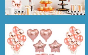 Cross-border Birthday Decoration Balloon Set, Birthday Balloon Tinsel Curtain, Birthday Party Decoration and Arrangement Balloon Package