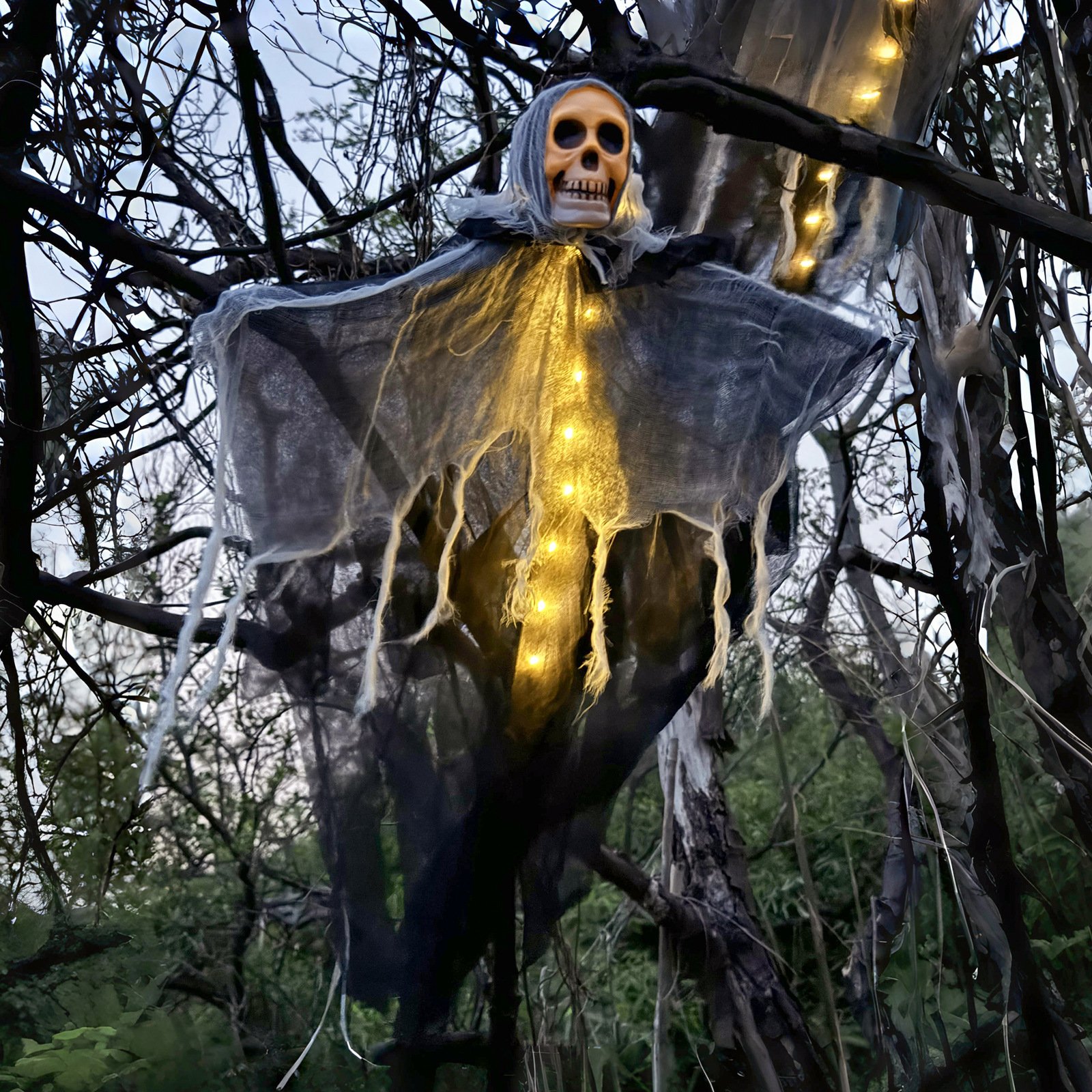 Halloween LED Light up Hanging Ghost