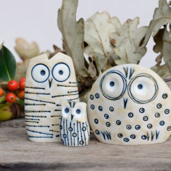3 Pcs - Resin Owl Family Decor Set 3 Pcs - Resin Owl Family Decor Set