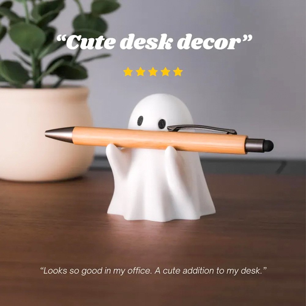 Adorable Ghost Pen Holder