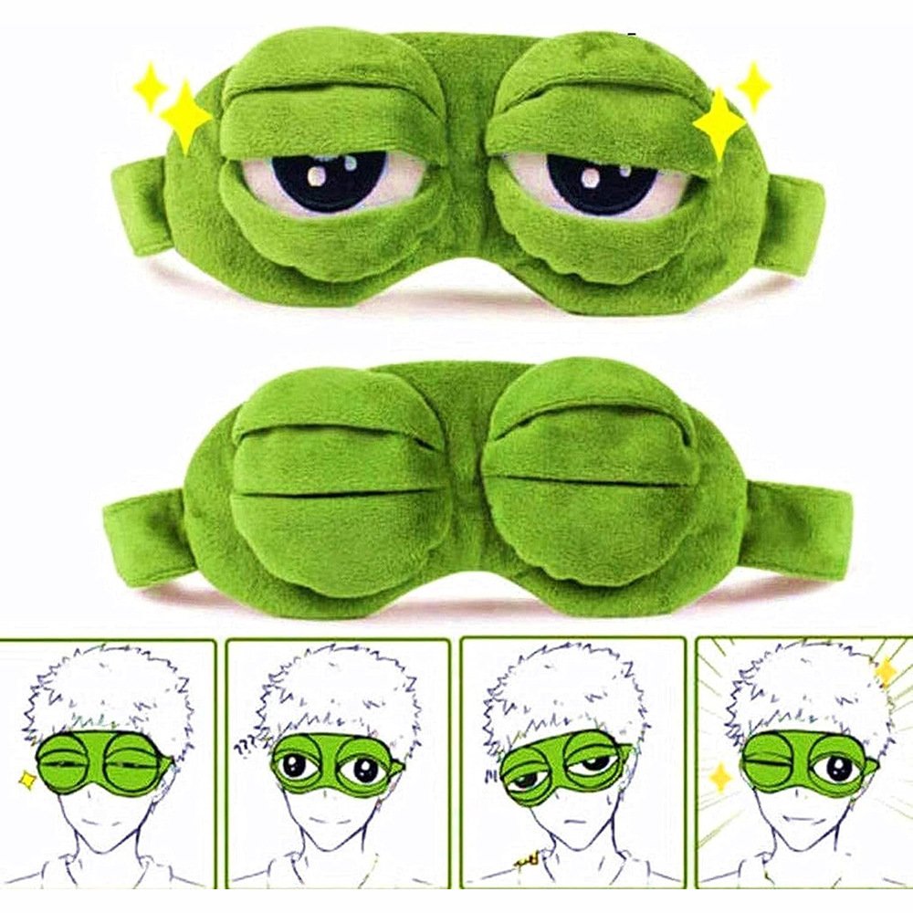 3D Funny Frog Eye Mask