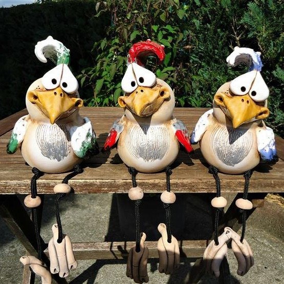 Funny Chicken Garden Decor