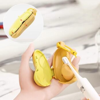 Banana Toothbrush Cover with Toothpaste Dispenser Banana Toothbrush Cover with Toothpaste Dispenser