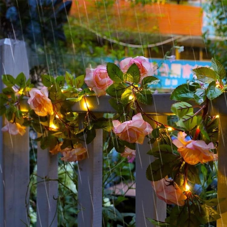6.56 ft LED Rose Garland Light - Image 2