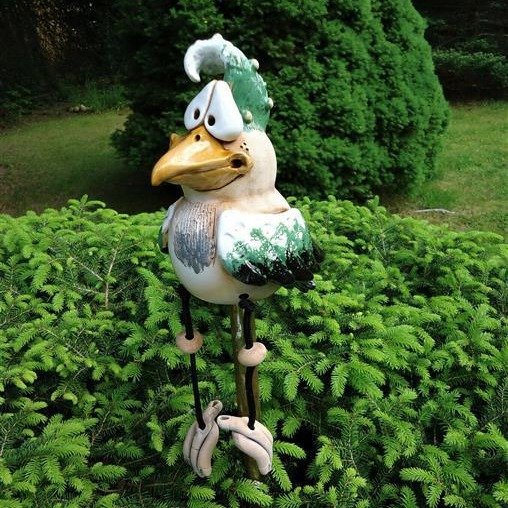 Funny Chicken Garden Decor - Image 2