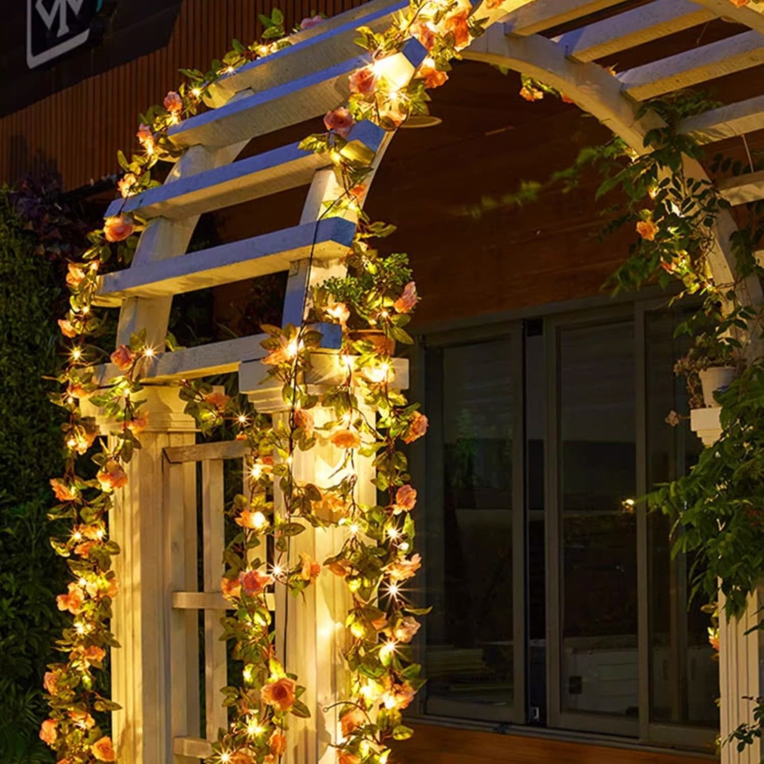 6.56 ft LED Rose Garland Light - Image 3