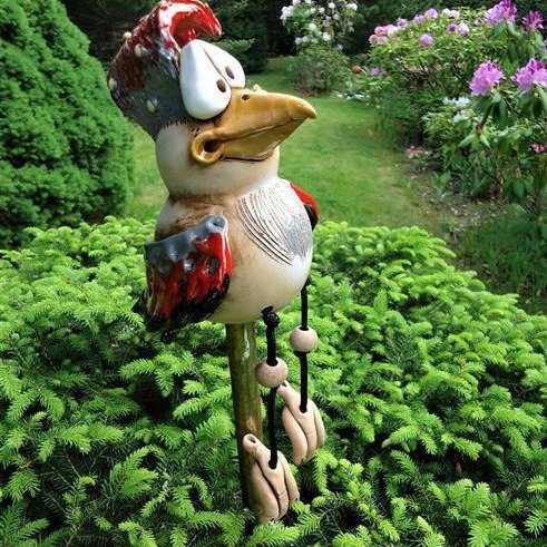 Funny Chicken Garden Decor - Image 3