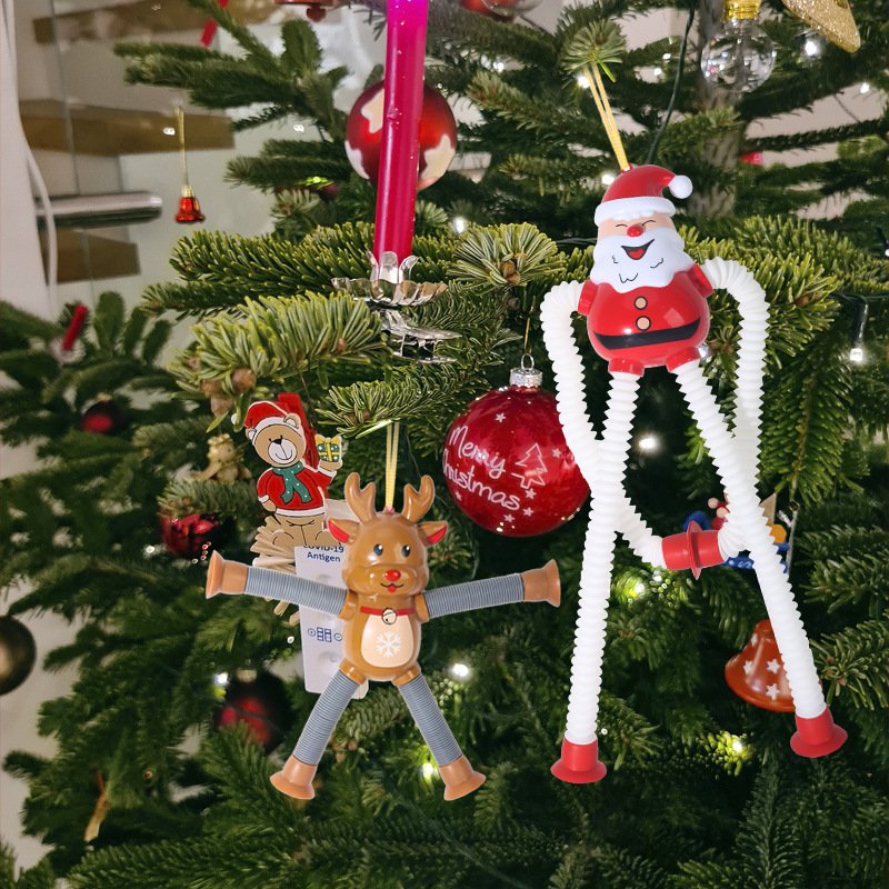 Set of 4 Christmas Pop Tube Toy - Image 4