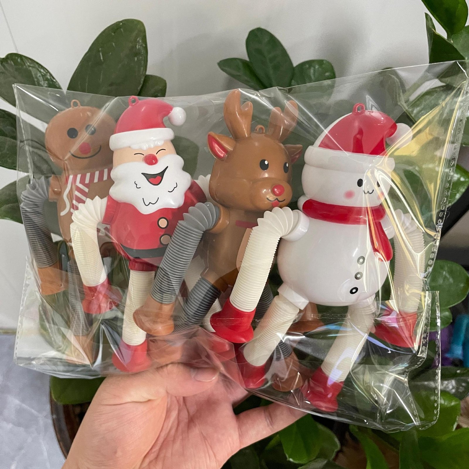 Set of 4 Christmas Pop Tube Toy - Image 10