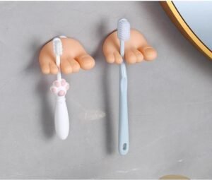 Funny Toe Toothbrush Holder